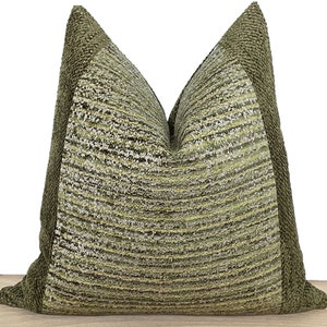 Green Designer Pillow Cover, Dark Green and Boho Pillow Cushion, Green Colorful Designer Pillowcase, Euro Sham Cover, Cotton Green Fabric