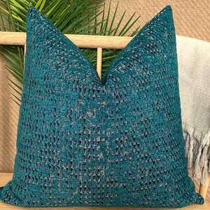 Black Teal Pillows Etsy UK