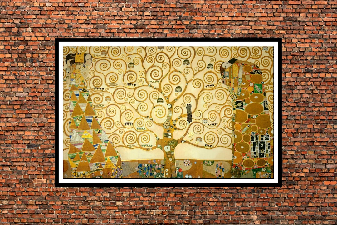 Gustav Klimt Art Print - the Tree of Life, Nouveau Exhibition - Etsy UK