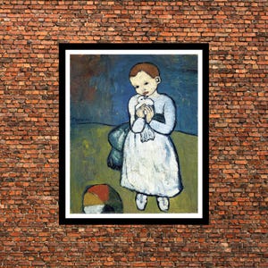 パブロ・ピカソ、Child with a dove、希少な画集より Yahoo!オークション - パブロ・ピカソ 『鳩をもつ子供』 希少