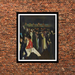 Pablo Picasso Le Moulin de la Galette Custom Framed Print