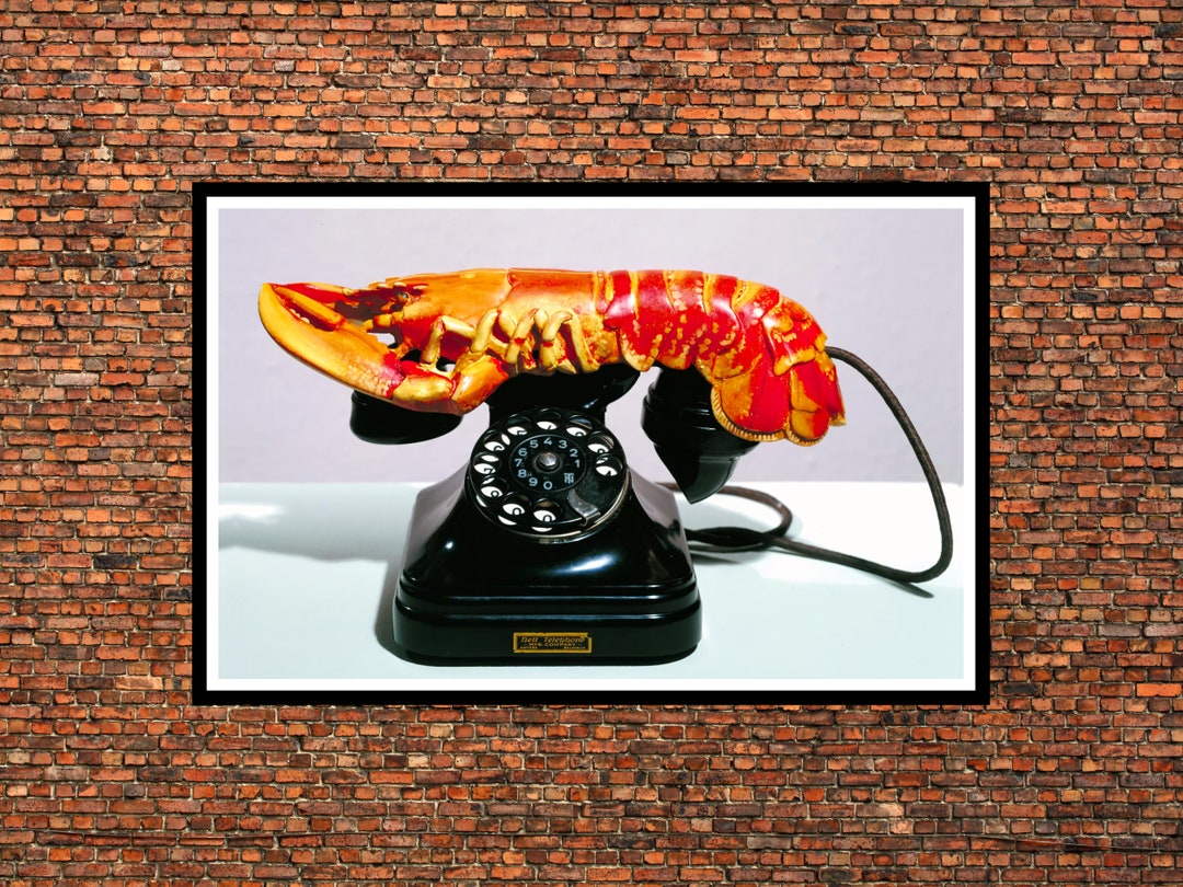 Salvador Dali, Lobster Telephone, Exhibition Print, Museum Poster, Wall Decor Gift Idea, Framed Poster, Canvas Print - Etsy Salvador Dali, Lobster Telephone, Exhibition Print, Museum Poster, Wall Decor Gift Idea, Framed Poster, Canvas Print - Etsy