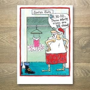 Humoristische kerstkaart