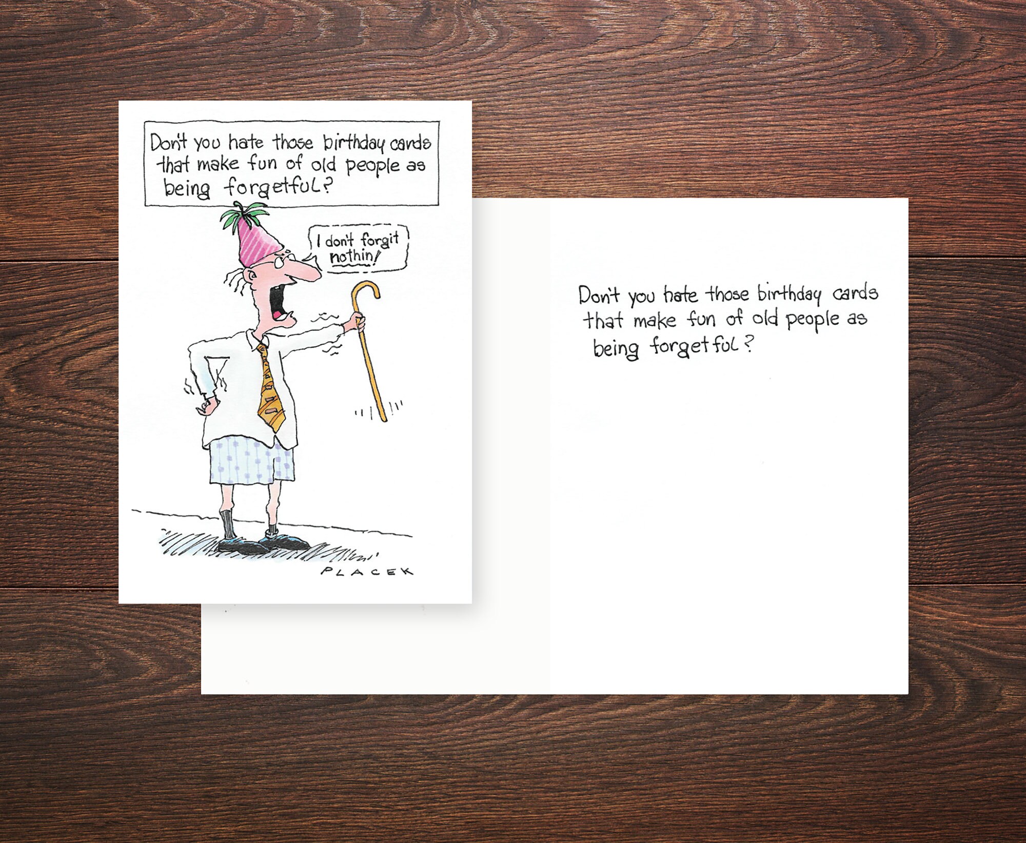 Birthday Card Forgetful Guy - Etsy