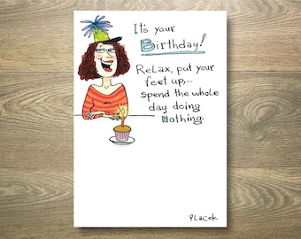 Humorous Birthday Card