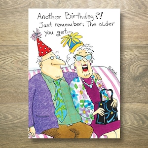 Carte d'anniversaire humoristique