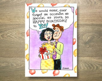 Humorous Birthday Card