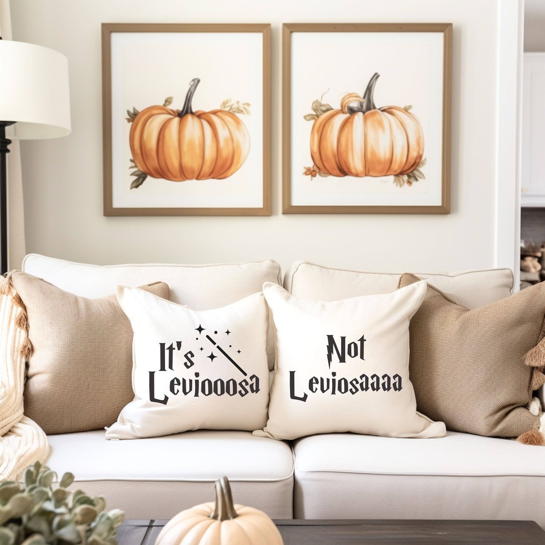 Harry Potter Throw Pillow Fall Home Decor Harry Potter Gift Etsy