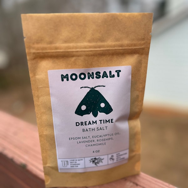 Dream Time - Bath Salt - Lavender - Rosehips - Chamomile - Small Batch - Organic - Sustainable