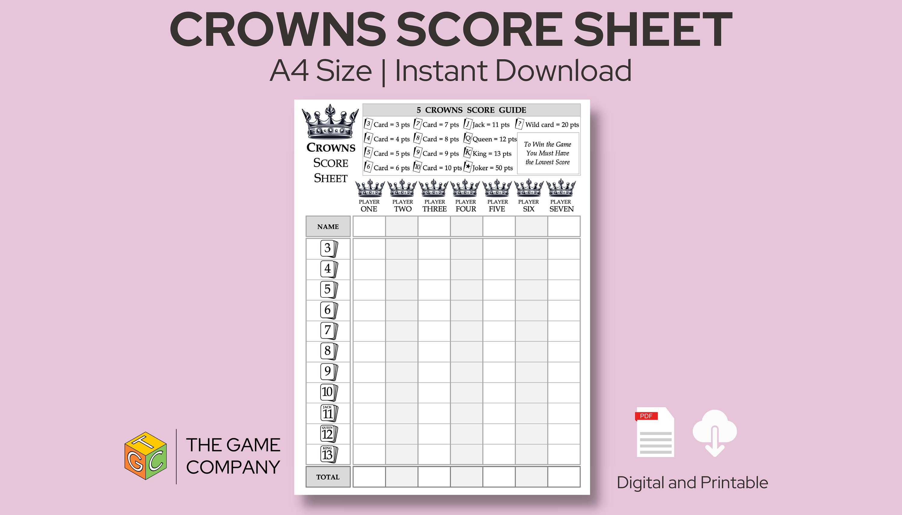 Split Card Game Score Sheets Graphic by Cool Worker · Creative Fabrica