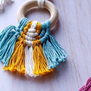 Décoration à suspendre en macramé - Diffuseur de Parfum pour Voiture et Maison - Fait Main en Loire-Atlantique