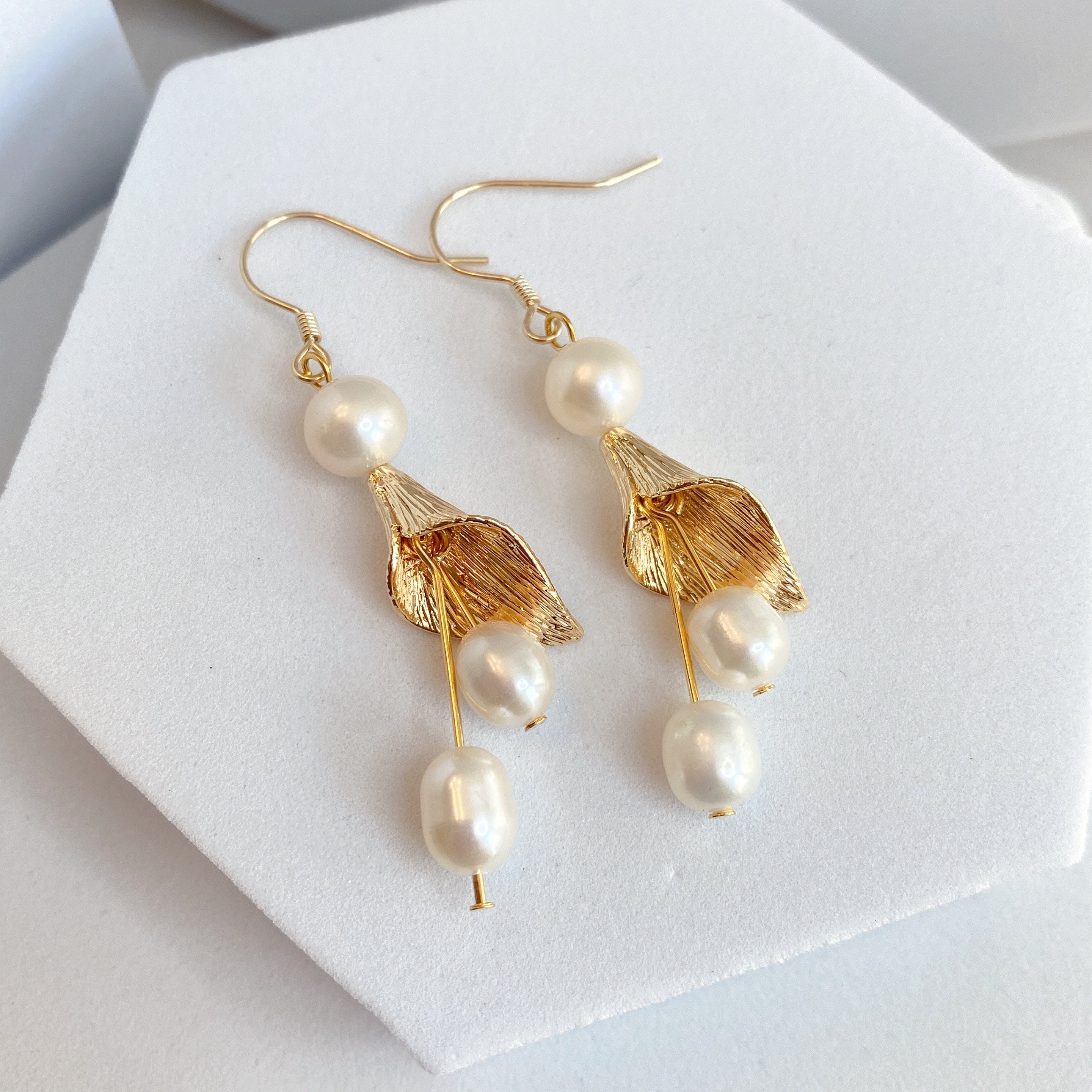 Rice hotsell pearl earrings