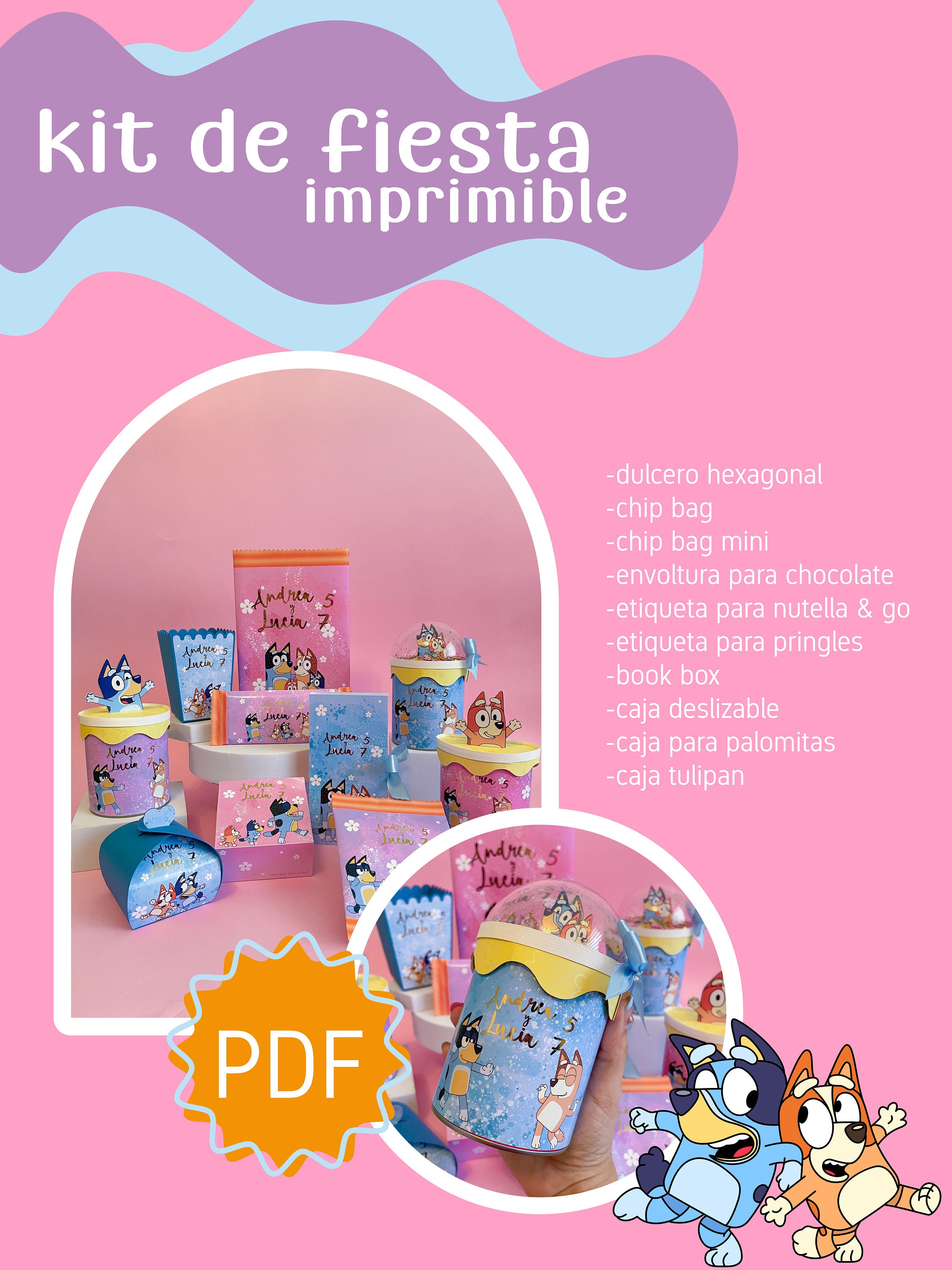11-Pack Printable Favor Kit
