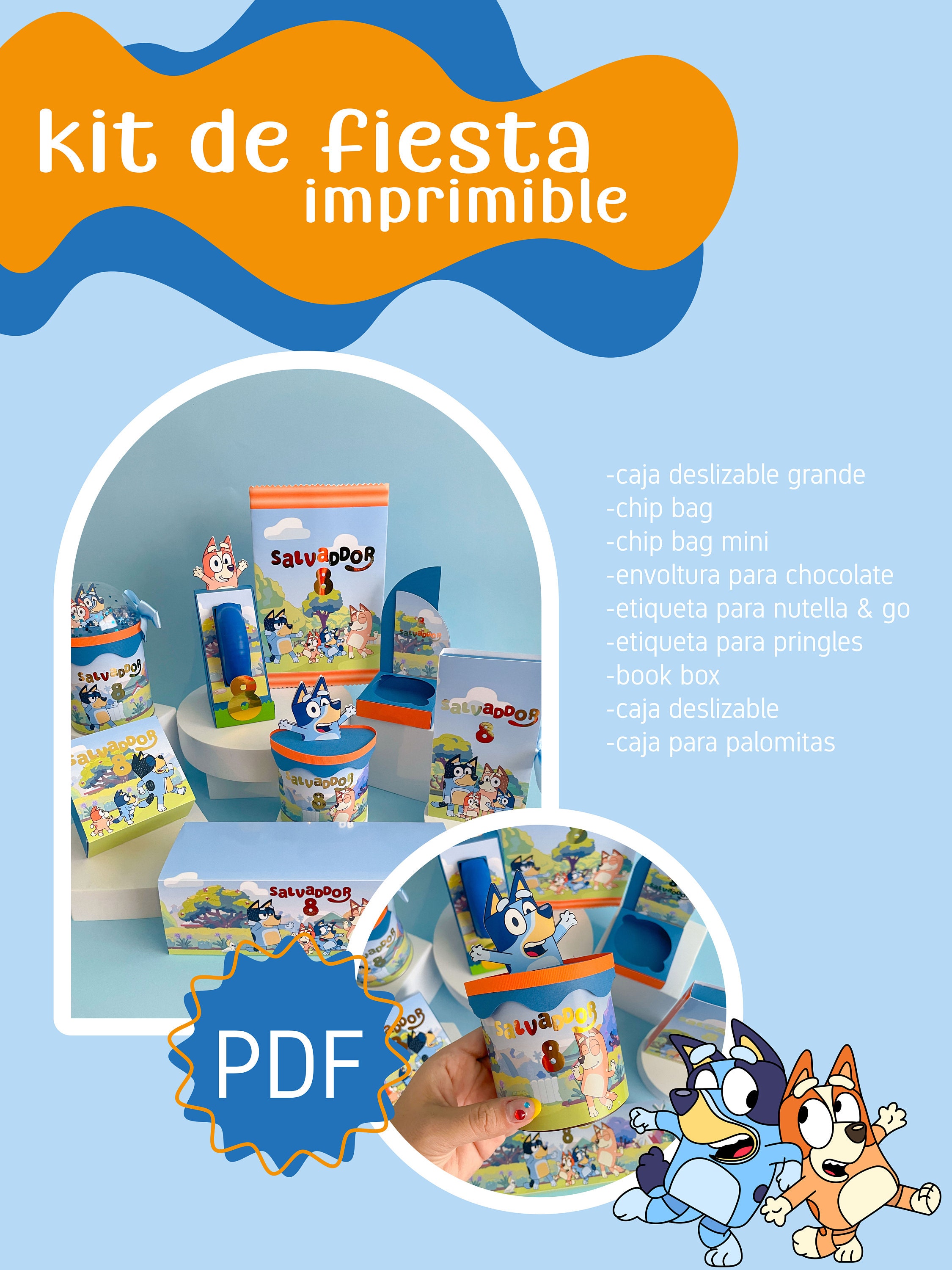 10-Pack Printable Favor Designs
