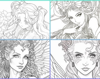 PRINTABLE Advanced Coloring Pages for Adults Digital - Etsy
