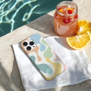 iPhone tough case mockup for Summer.
Display your artwork in this unique iPhone case mockup and post it on your shop and social media. Perfect for small business artists who want to showcase their designs.
This mockup displays an iPhone by the pool.