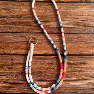 Beaded lanyard