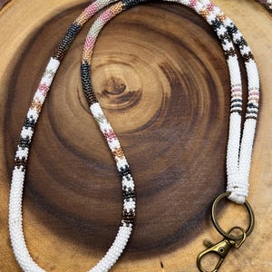 Beaded lanyard