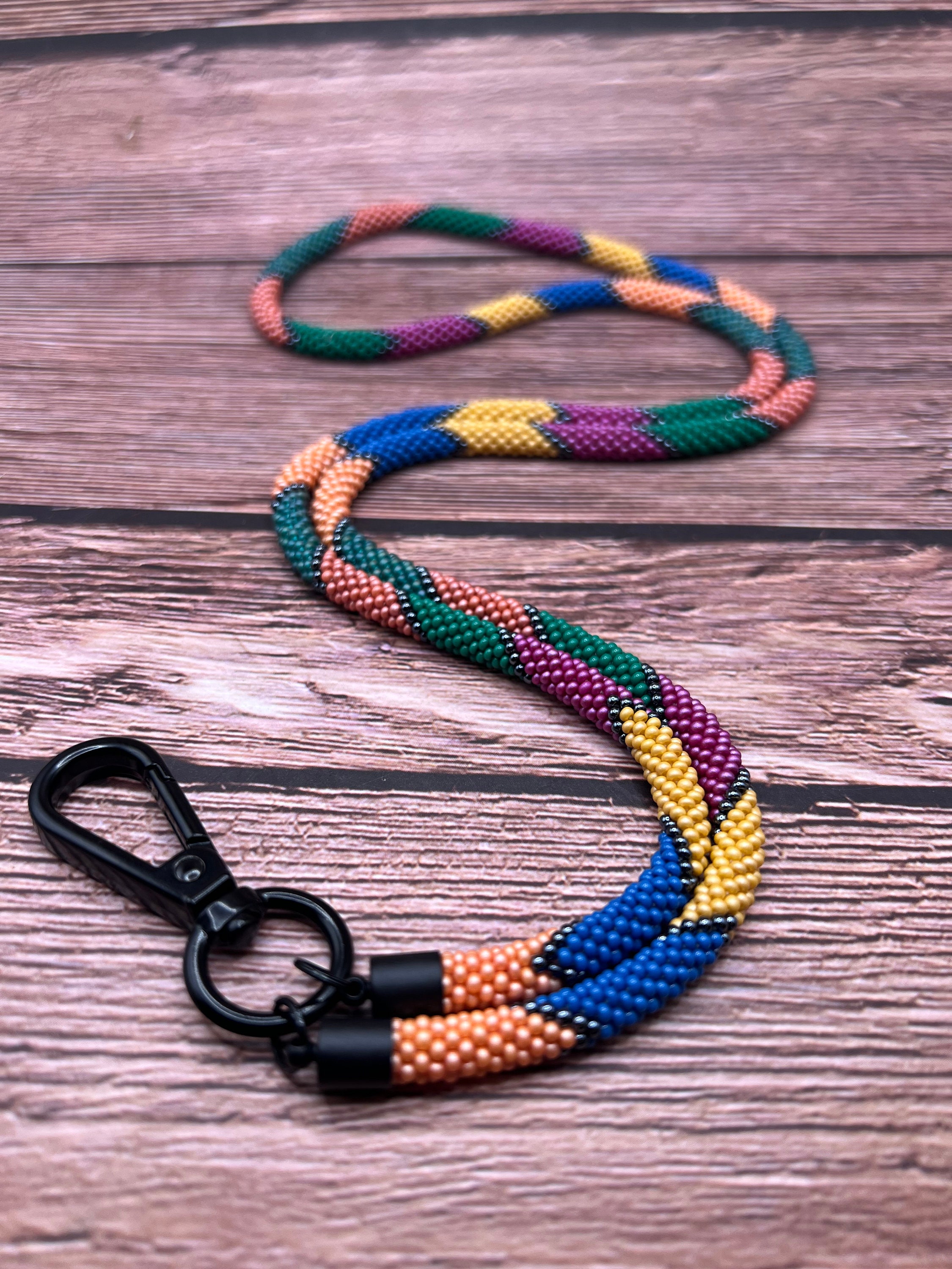 DIY kit lanyard, Bead crochet kit lanyard, Diy kit lanyard, - Inspire Uplift