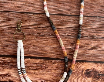 Beaded lanyard