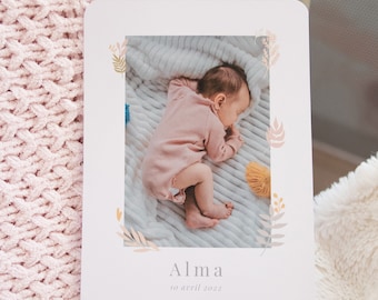 Faire-part de naissance Alma