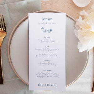 Linea Wedding Menu