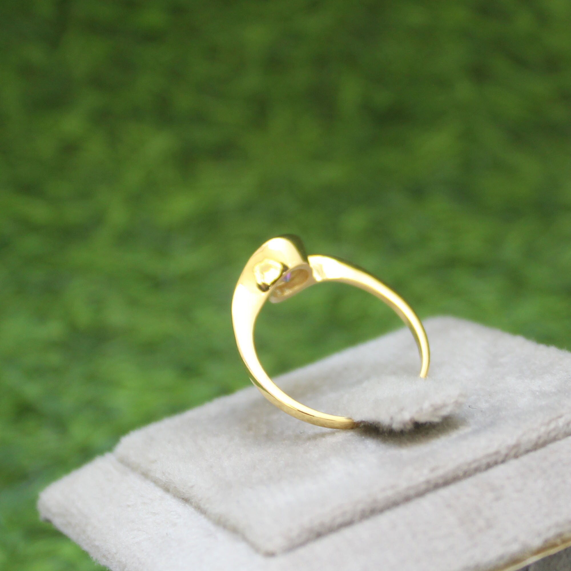 ミスティックトパーズリング：11月の誕生石、925スターリングシルバー