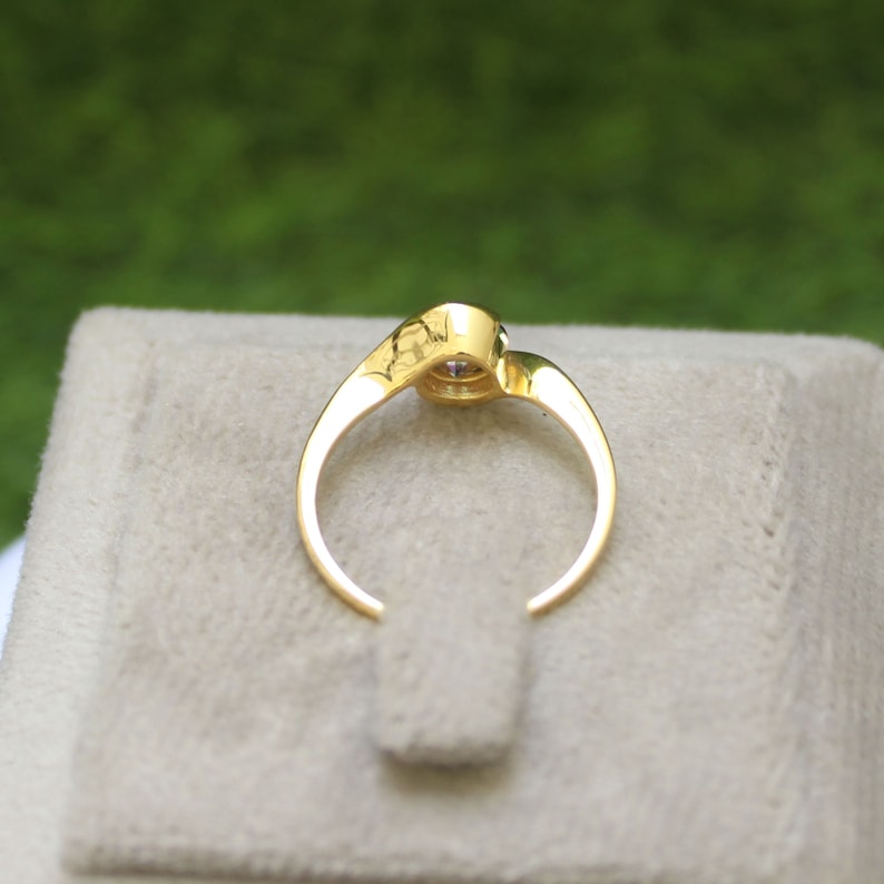 7MM Round Cut Mystic Topaz Ring . November Birthstone . 925 Sterling