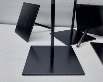 One Piece Steel Base For Sculpture.Art Object Stand.Sculpture Stand 90×90 mm (3.5"×3.5")