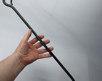Hand Forged Iron Fire Poker.Fireplace Poker.Wood Stove Poker.Wrought Iron Poker.