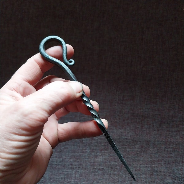 Hand Forged Hair Pin.Hair Stick.Hair Fork.