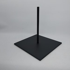 Steel Base For Sculpture.Art Object Stand.Sculpture Stand 150×150 mm (5.9&quot;×5.9&quot;)