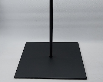 Steel Base For Sculpture.Art Object Stand.Sculpture Stand 200×200 mm (7.87&quot;×7.87&quot;) Heavy Steel Base 1.7kg