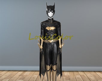 Arkham Knight Batgirl Cosplay Costume Bodysuit Set