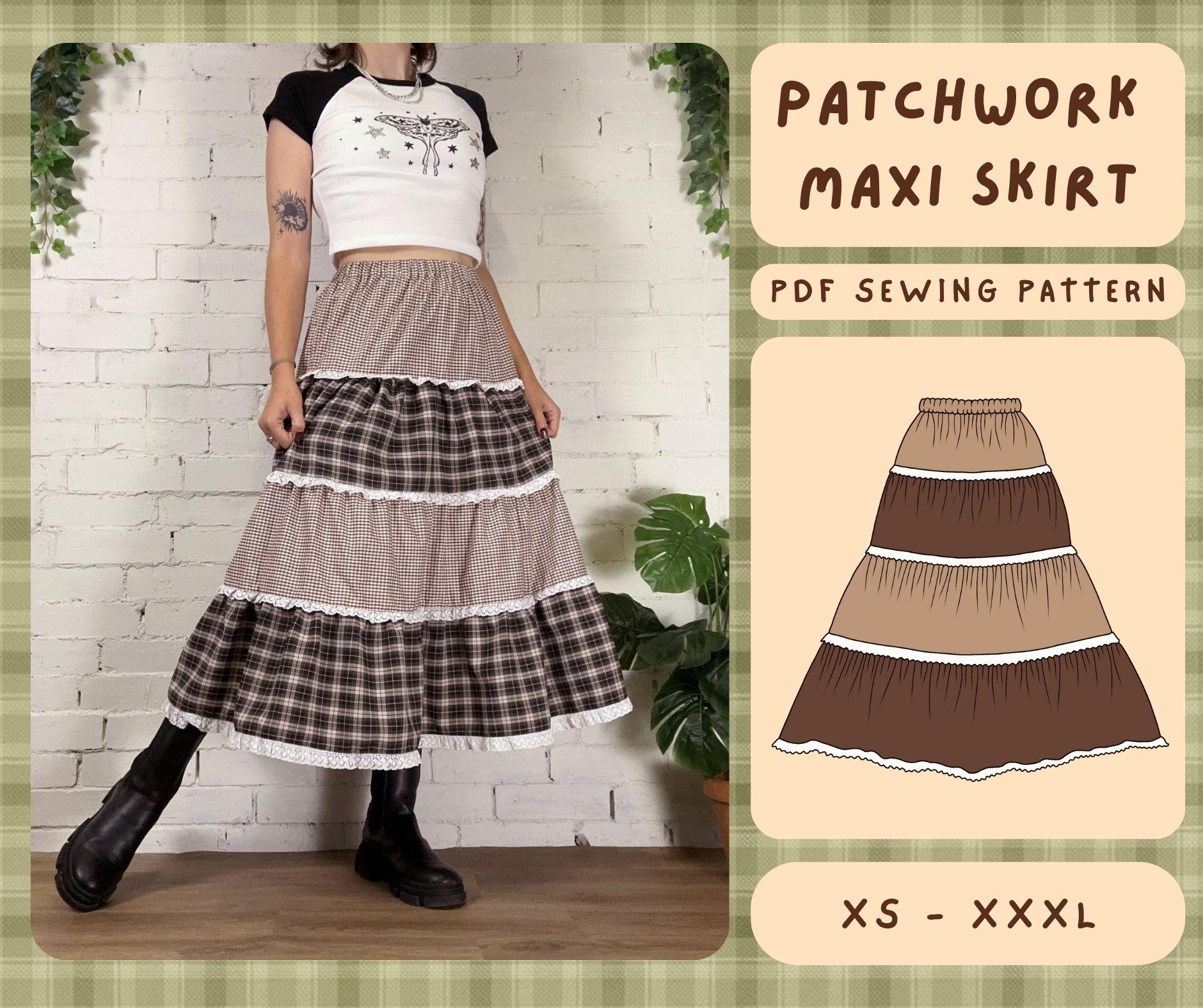 Patchwork Lace Skirt - Etsy