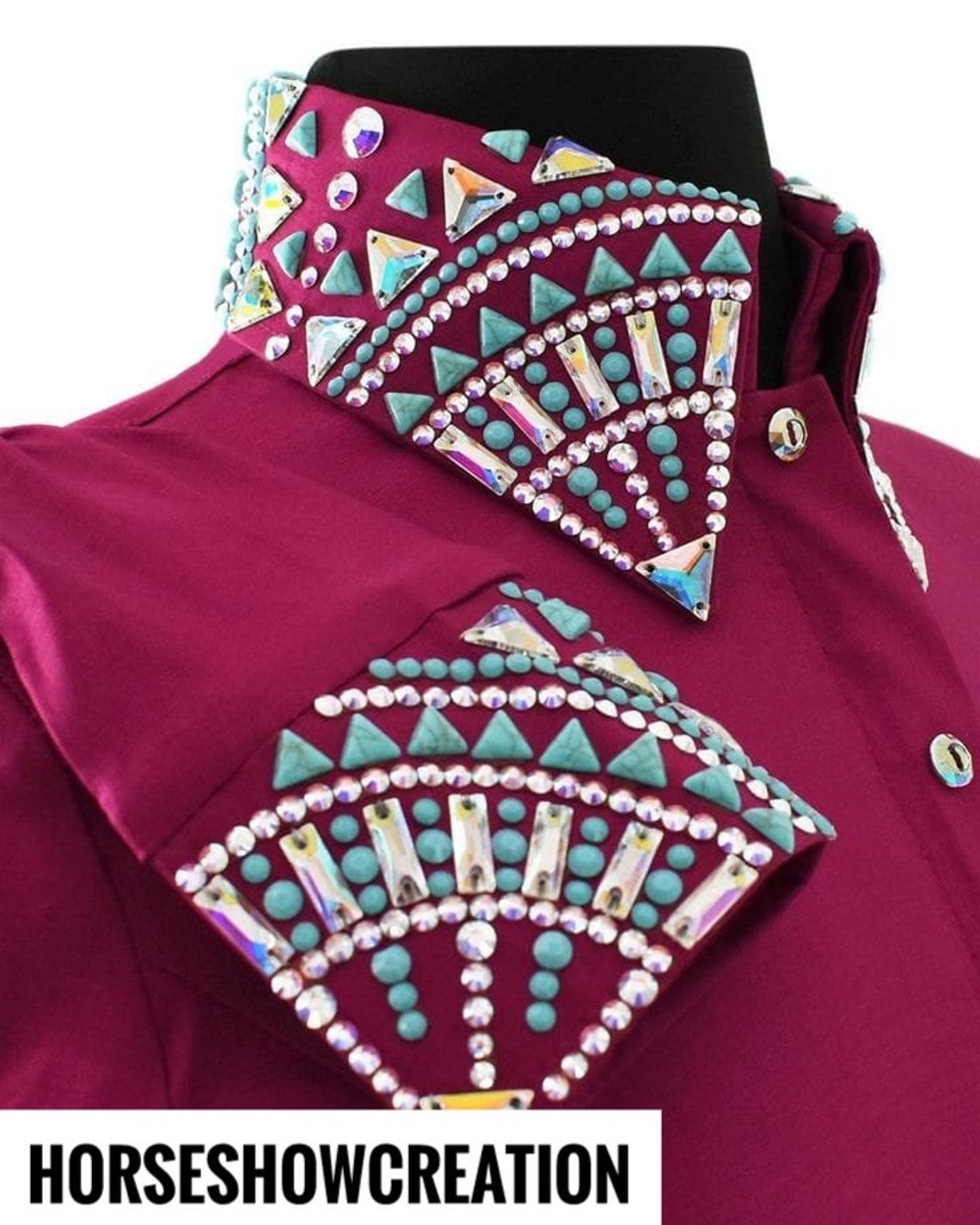 Pink Show Riding Jacket Pink Western Show Shirt, Rhinestone Horsemanship Jacket - Etsy