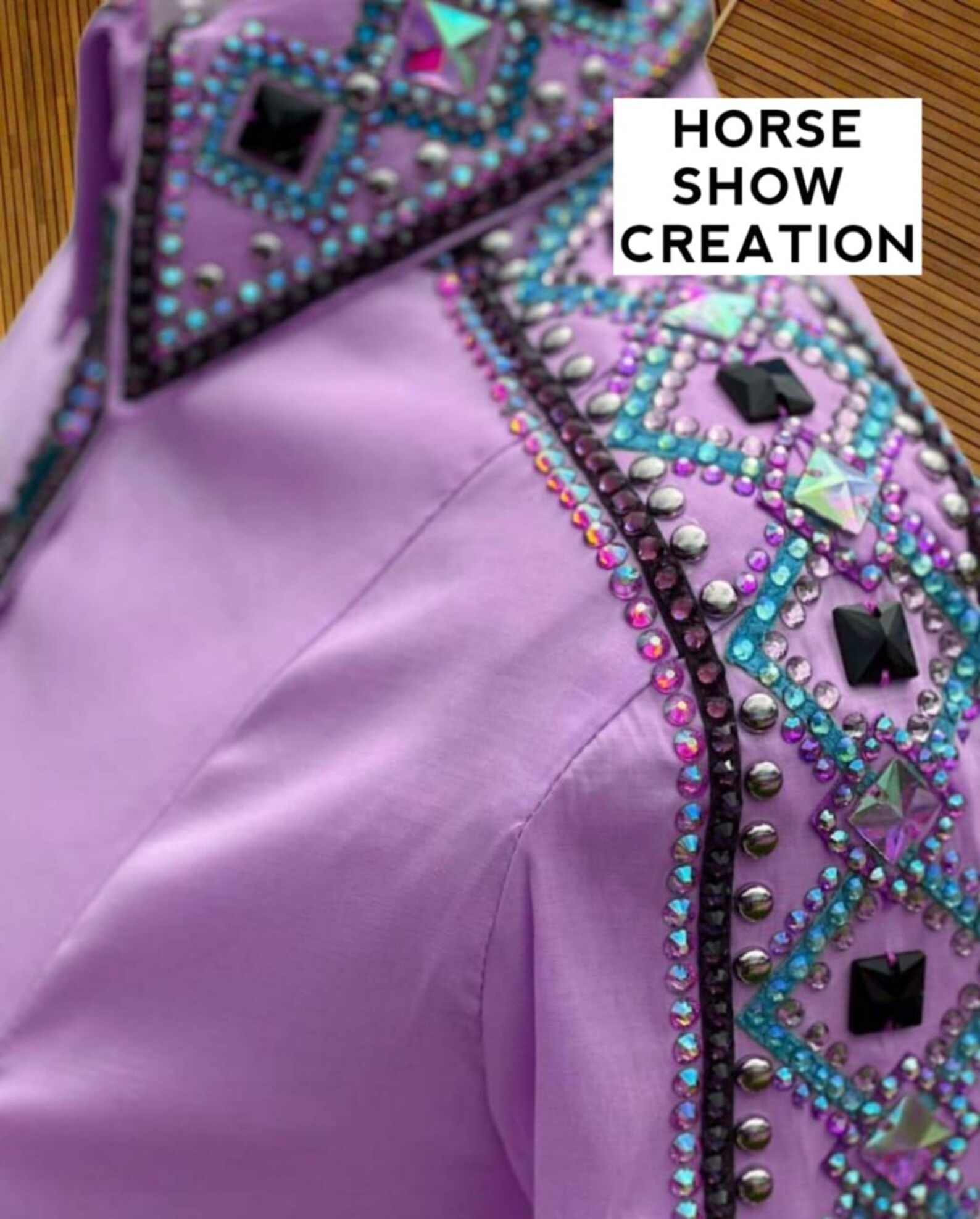 T-shirt D'équitation Western Pleasure Rail Show – Pour Femme, Taille Moyenne, Motif Rail Show, état Correct