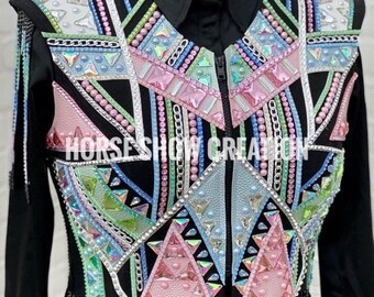 Rhinestone Western Show Vest, Women's Horsemanship Vest