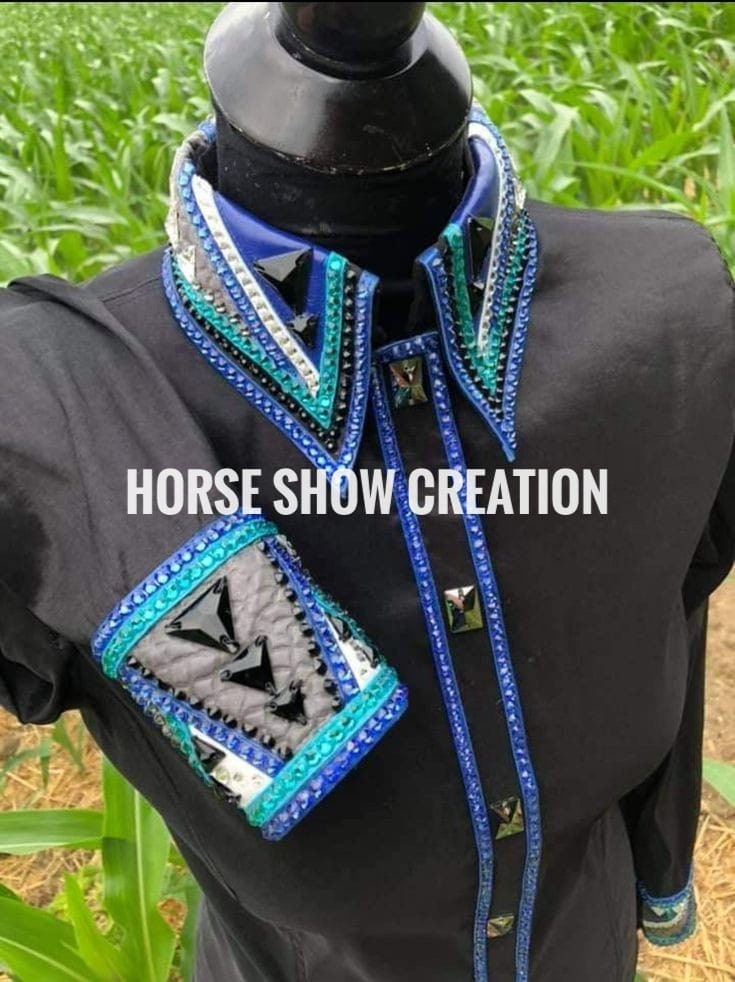 Camicia da spettacolo Western Pleasure, giacca da spettacolo