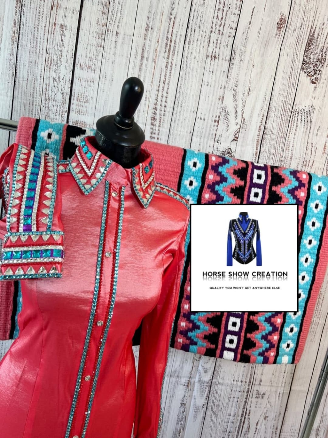 Western Show Pleasure Rail Shirt Veste Vêtements Showmanship Horsemanship Equilong - France