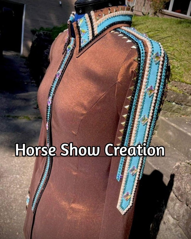 Bronze Western Pleasure Horse Show Shirt Horsemanship Women Etsy