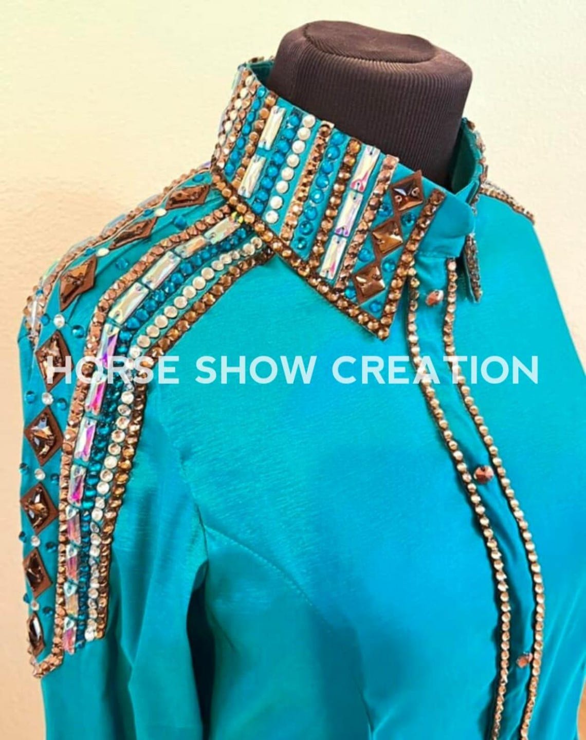 Petite Chemise/veste Western Style Show Pleasure Rail Pour équitation - Marque Equilong - Taille S - Neuf Sous Emballage