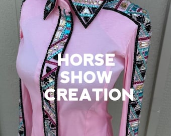 Chemise de concours western rose, veste Rodeo Queen Rail pour femme