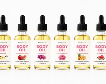 PINKSOULL Body Oil | Hydrating, Glow Enhancing Scents (2 oz)