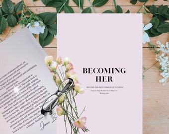 Becoming Her Journal | Self Care | Shadow Work Journal | Money Management | Affirmations | Guided Journal | Therapy Questions| Goals |