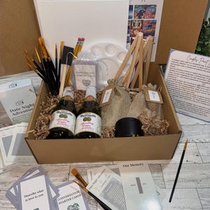 Date night box for two, Gifts For Couples | Wedding Gifts| Date Night Box | Paint & Sip | Couples Date Night | Date Night Adventure Cards |