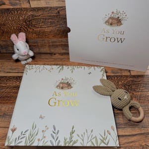 Baby Keepsake Memory Book , Baby Gifts, First 5 Years Journal, Baby Scrapbook, Birth to age 5, Milestone Book,