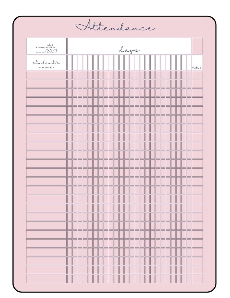 Printable Teacher Planner20232024 School Year Plannerlesson Etsy