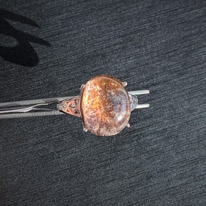 Natural Garden Quartz Phantom Quartz Adjustable Silver Ring | Garden Quartz Ring Phantom Quartz Ring Free Size Ring