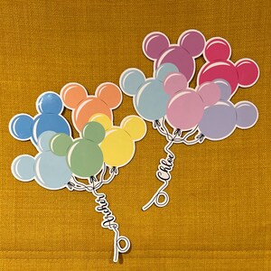 Ímã de porta personalizado com balão do Mickey | Ímãs de cruzeiro da Disney | Decorações de cruzeiro | Ímã com verso completo imagem 11